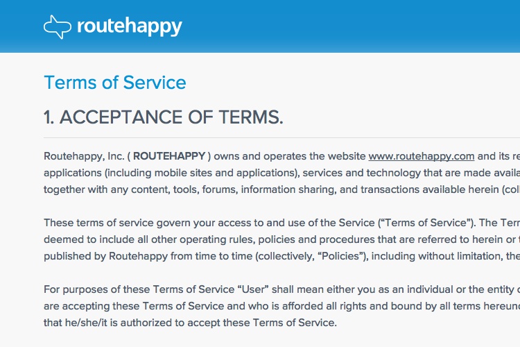 Terms Of Service Templates